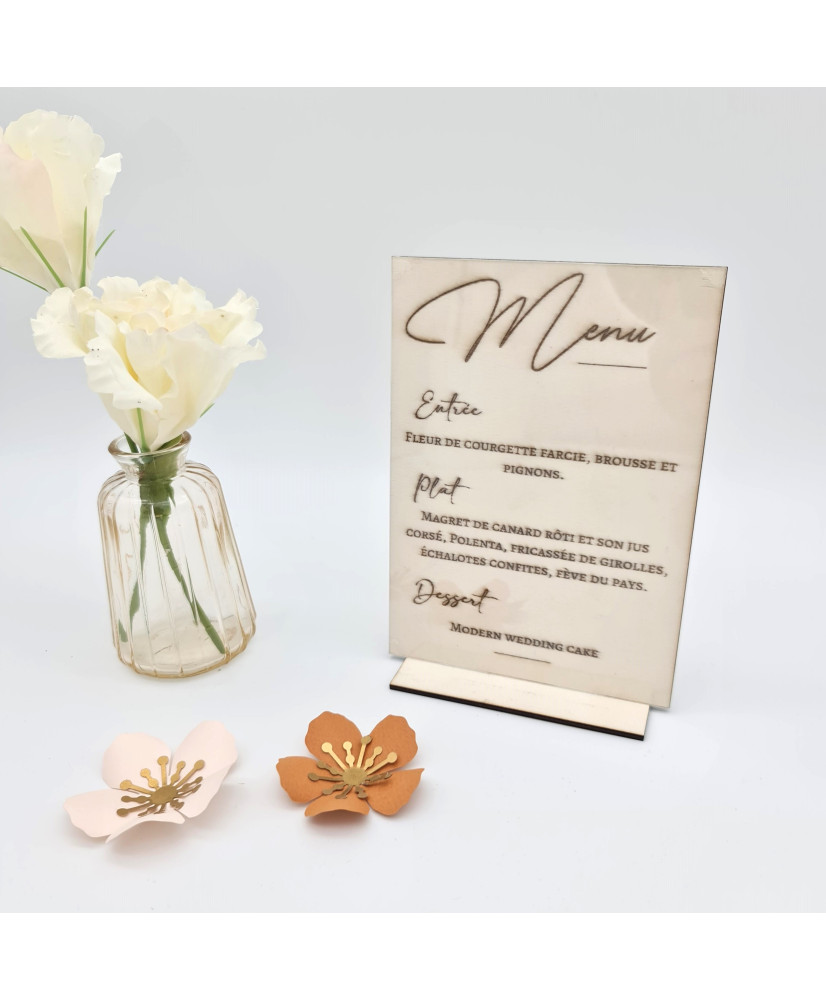 Menu de table Collection "Éternelle"