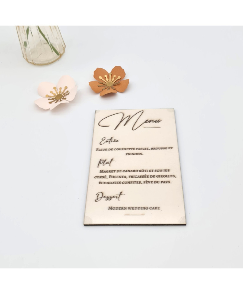 Menu individuel Collection "Éternelle"