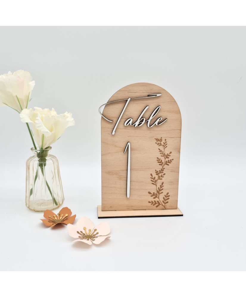 Numéro de table Collection "Éclat"