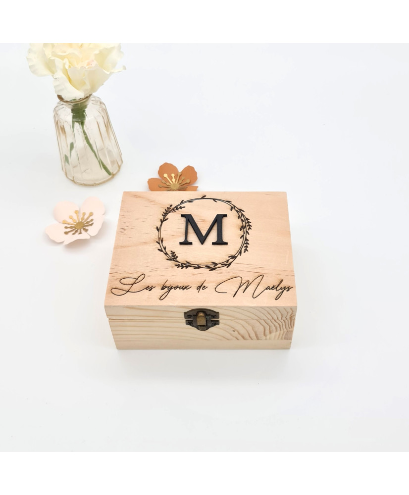 Boite à bijoux personnalisée