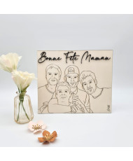 Photo dessinée et gravée