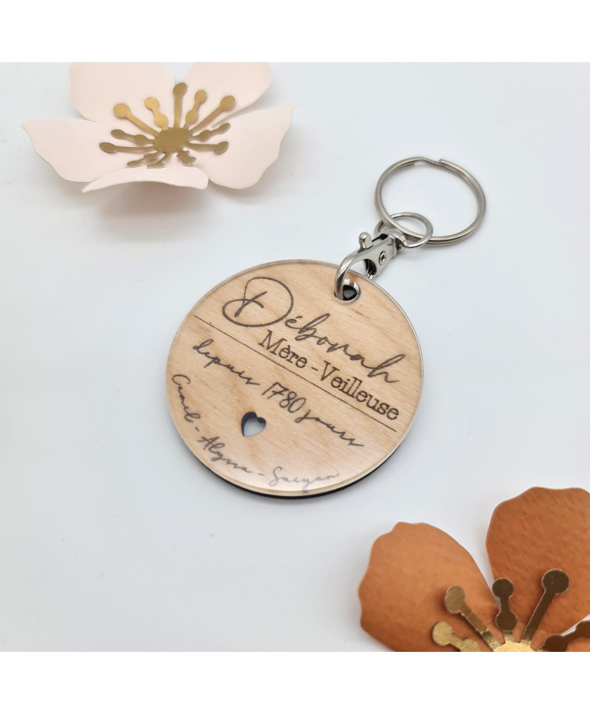 Porte clé "Maman depuis..."