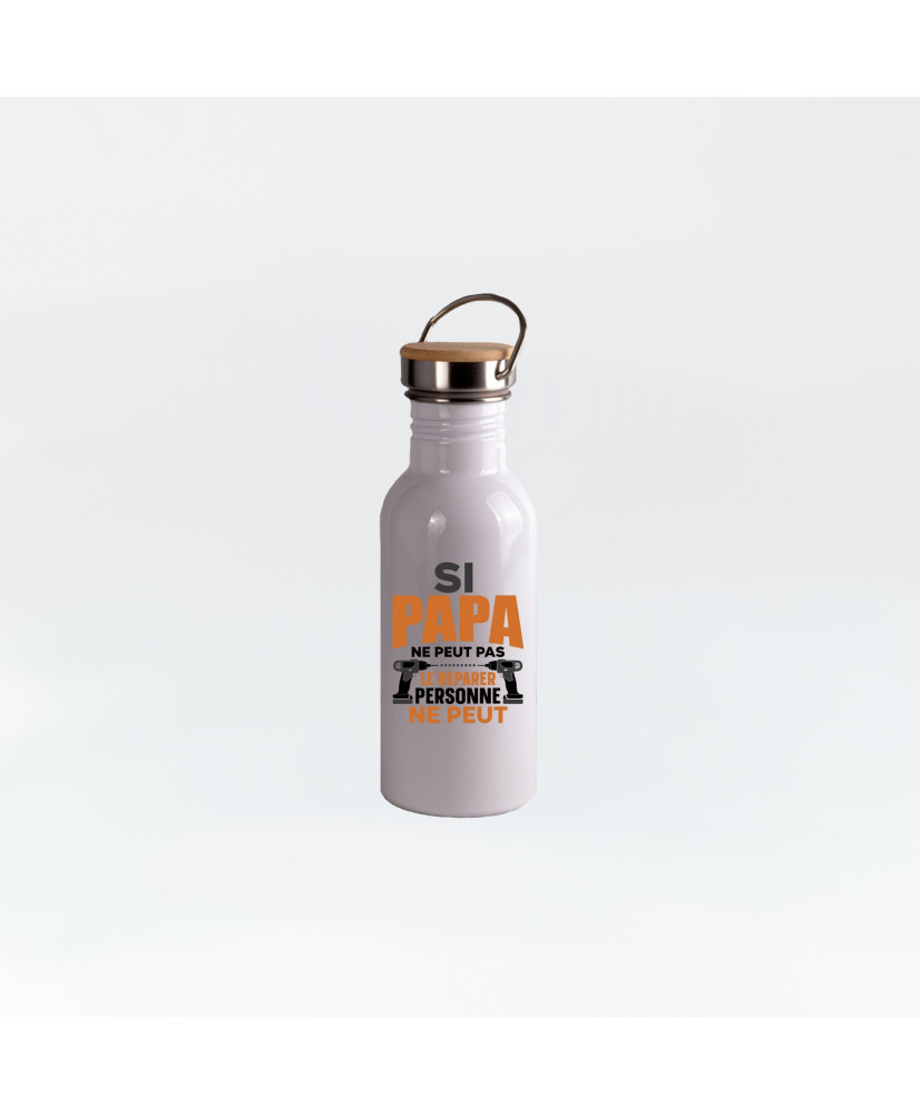 Gourde blanche pour "Papa"