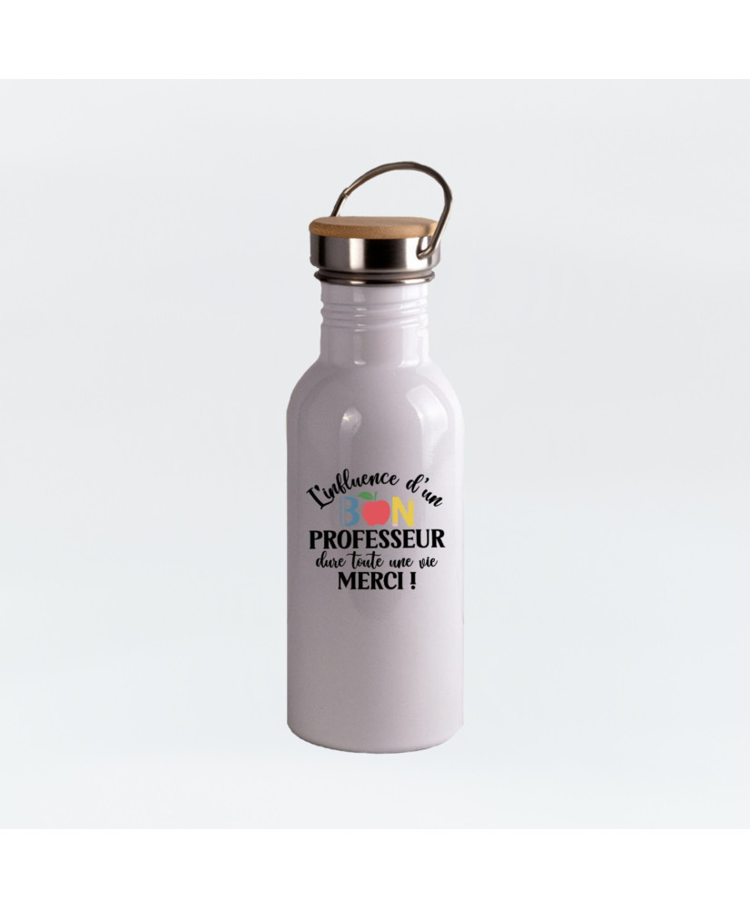 Gourde blanche pour "Maître Maîtresse Atsem"