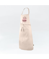 Tablier beige pour "Maître Maîtresse Atsem"