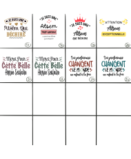 Sac à vin pour "Maître Maîtresse Atsem"