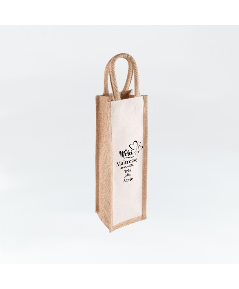 Sac à vin pour "Maître Maîtresse Atsem"