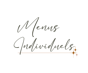 - Menus individuels